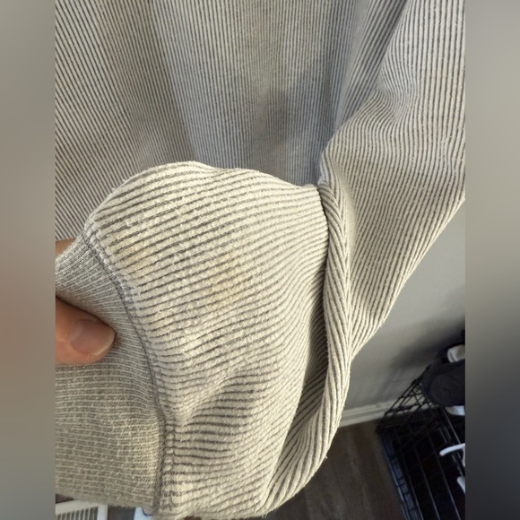 VTG Pro Edge Penn State Long Sleeve Sweatshirt Gray White Stripes Size L - Picture 8 of 10